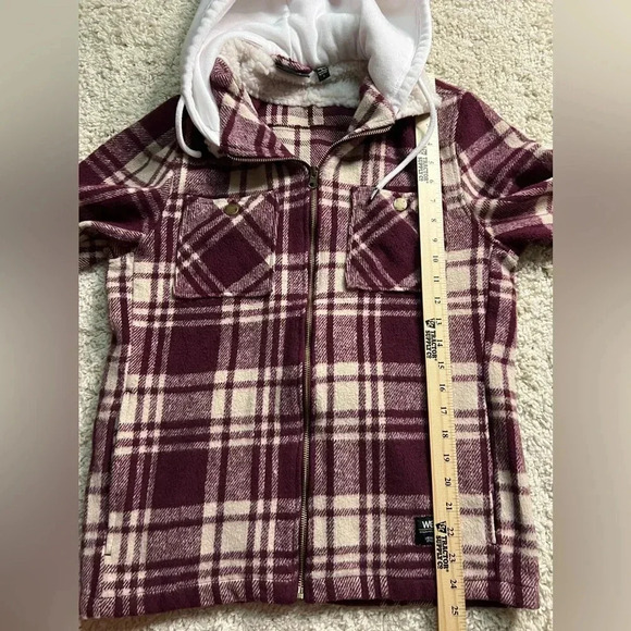 Unisex WESC Hoodie Flannel Men’s Medium/ Women’s Large - Picture 4 of 6